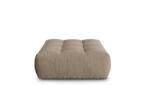 Micadoni Puf Bloom si tapiterie din catifeaa, maro deschis (MIC_POUF_184_F1_BLOOM3)