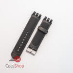  Curea din silicon tip SWATCH 20mm neagra - W9831