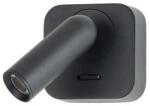 AZzardo Lugano Square fekete LED falikar (AZ-5655) LED 1 izzós IP20 (AZ-5655)