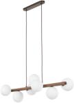 TK Lighting Estera Wood fehér-barna függesztett lámpa (TK-10272) G9 7 izzós IP20 (10272)