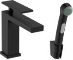 Hansgrohe Tecturis E, karos mosdócsaptelep 110 Bidette kézizuhannyal, fekete matt, HAN-73210670 (HAN-73210670)