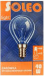 SOLEO 40W E14 P45 kisgömb hagyományos izzó (SOLEO-40W-E14-G45)