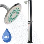 Jurhan KARIBIK napelemes zuhany, 35l, ezüst/fekete Jurhan