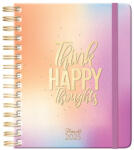 PLANALL Határidőnapló PLANALL Classic B/5 heti spirálos keményfedelű gumis Kitty 2026 (21536) - papir-bolt