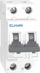 ELMARK Siguranta electrica automata DC62 16A 2P 6KA 500V curect continuu Curba C pentru sisteme fotovotaice (41267)