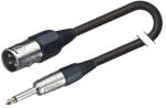 Soundsation BMCXJ-10BK - Cablu boxa, XLR tata - jack 6.3 mm, lungime 10 metri