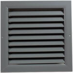 Dalap Szellőzőrács kiváló minőségű extrudált alumíniumból 400x400 mm, szürke (90549)