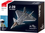 Sluban Model Bricks Army - J-20 szuperszonikus vadászbombázó repülőgép építőjáték készlet (M38-B1187)
