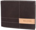 BELLUGIO fekete férfi bőr pénztárca (ZM-116R-033 BLACK)
