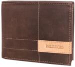 BELLUGIO barna férfi bőr pénztárca (ZM-116R-033 BROWN)