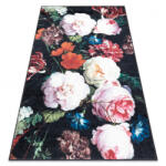 DW Covor floral negru-roz André Dimensiuni: 160x220 cm Covor
