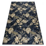 DW Covor negru cu model Monstera Dimensiuni: 160x220 cm Covor