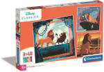 Clementoni Disney Az Oroszlánkirály Circle of Life 3x48 db-os puzzle Clementoni (25323)