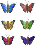  Fa mágnes pillangó 6féle 5, 5cm