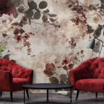 Consalnet Vintage hangulatú virágmintás fotótapéta 368x254cm