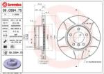 BREMBO Disc frana BREMBO 09. C894.75 - automobilus