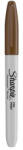 Sharpie Alkoholos marker, 1 mm, kúpos, SHARPIE "Fine Point", barna (SR0811040) - onlinepapirbolt