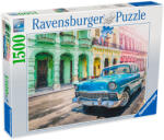 Ravensburger Puzzle Ravensburger din 1500 de piese - Masina in Cuba (16710) Puzzle