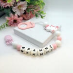  Egyedi neves cumilánc rózsaszín unikornis (cumilanc_rozsaszin_unikornis)