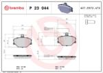 BREMBO fékbetétkészlet, tárcsafék BREMBO P 23 044 (P 23 044)