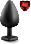 Mokko Toys Dop Anal Brighty Large Silicon Negru/Rosu Mokko Toys