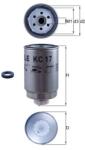 MAHLE filtru combustibil MAHLE KC 17D (KC 17D) - automobilus