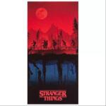 Carbotex Stranger Things: Árnyékok fürdőlepedő, pamut - 70 x 140 cm (STR213002-R-1) - jatekbolt
