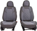 Mitsubishi Colt 2002-Ig Méretezett Üléshuzat -Fortuna Bőr/Szövet -Piros/Fekete- 2 Első Ülésre (ck-17-MITSUBISHI-COLT-2002)