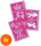 Snazaroo Set 2 x 6 Sabloane Pictura pe Fata Fantasy, Snazaroo (CUL-2x1198014)