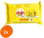 Dalin Set 2 x 32 Servetele Umede Dalin Soft Clean, pentru Copii (ROC-2xAAMDLSE028)