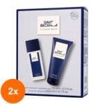David Beckham Set 2 x Caseta Cadou Barbati David Beckham Classic Blue, Deodorant Natural Spray 75 ml, Gel de Dus 200 ml