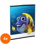 Optimum Set 4 x Caiet A5 Dictando, Lux, 42 File, 80 g (HOK-4xKH-O100 301D)