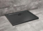 Radaway Doros Stone D akril zuhanytálca 100x80 cm ajándék szifonnal, fekete SDRD1080-01-54S (SDRD1080-01-54S)