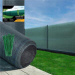 Gardlov Árnyékoló háló, 90%-os, zöld, 1, 5x10 m, 50 db kábelkötegelővel