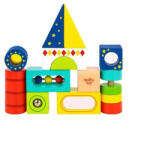 Tooky Toy Toy: Szenzoros építőjáték különleges elemekkel - 13 db-os
