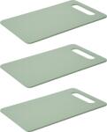 Excellent Houseware Set 3 tocatoare EH, plastic, verde, 25 x 15 cm Tocator