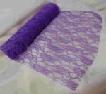  lila csipke dekoranyag (29 cm * 5 m) - 265