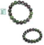  Bratara Rubin in Zoisit Diametru 54 mm - Margele Rotunde - 10-10, 9 mm