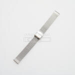  Bratara milaneza fină, argintie 21mm