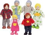 Hape Familie Set păpuși din lemn pentru căsuță de păpuși E3500 (E3500)