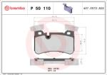 BREMBO set placute frana, frana disc BREMBO P 50 110 - piesa-auto