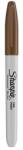 Sharpie Alkoholos marker, 1 mm, kúpos, SHARPIE "Fine Point", barna (SR0811040) - tonerprint