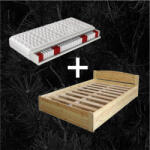  Henrik fenyő ágyneműtartós ágy + kétoldalas, közepesen kemény 90x200 matraccal