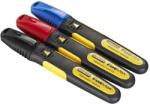 STANLEY 0-47-315 FatMax Vastag hegyű jelölőfilc (fekete, piros, kék) 3db (0-47-315)