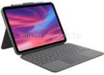 Logitech Combo Touch billentyűzettok 10.9" 10. generációs iPadhez angol lokalizáció (oxfordi szürke) (920-011441) (920-011441)