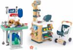 Smoby Set magazin și cărucior veterinar Market Smoby cu un scanner electronic și cățeluș de pluș cu accesorii (SM350238-5)