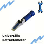Labornite Univerzális kézi refraktométer | 0-80% BRIX - Széles skálás, vízzel kalibrálható