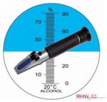  Alkoholfokoló refraktométer RHW-80 - Gyors, pontos mérés pálinkában és fertőtlenítőszerekben