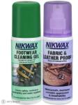 Nikwax Twin Nubuck & Suede spray + lábbelitisztító gél ecset, 2 x 125 ml