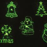 DekorTrend Karácsonyi motívumokat kivetítő lézerfény projektor KDP 205